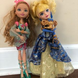 Ashlyn Ella and Blondie Locks Ever After High
